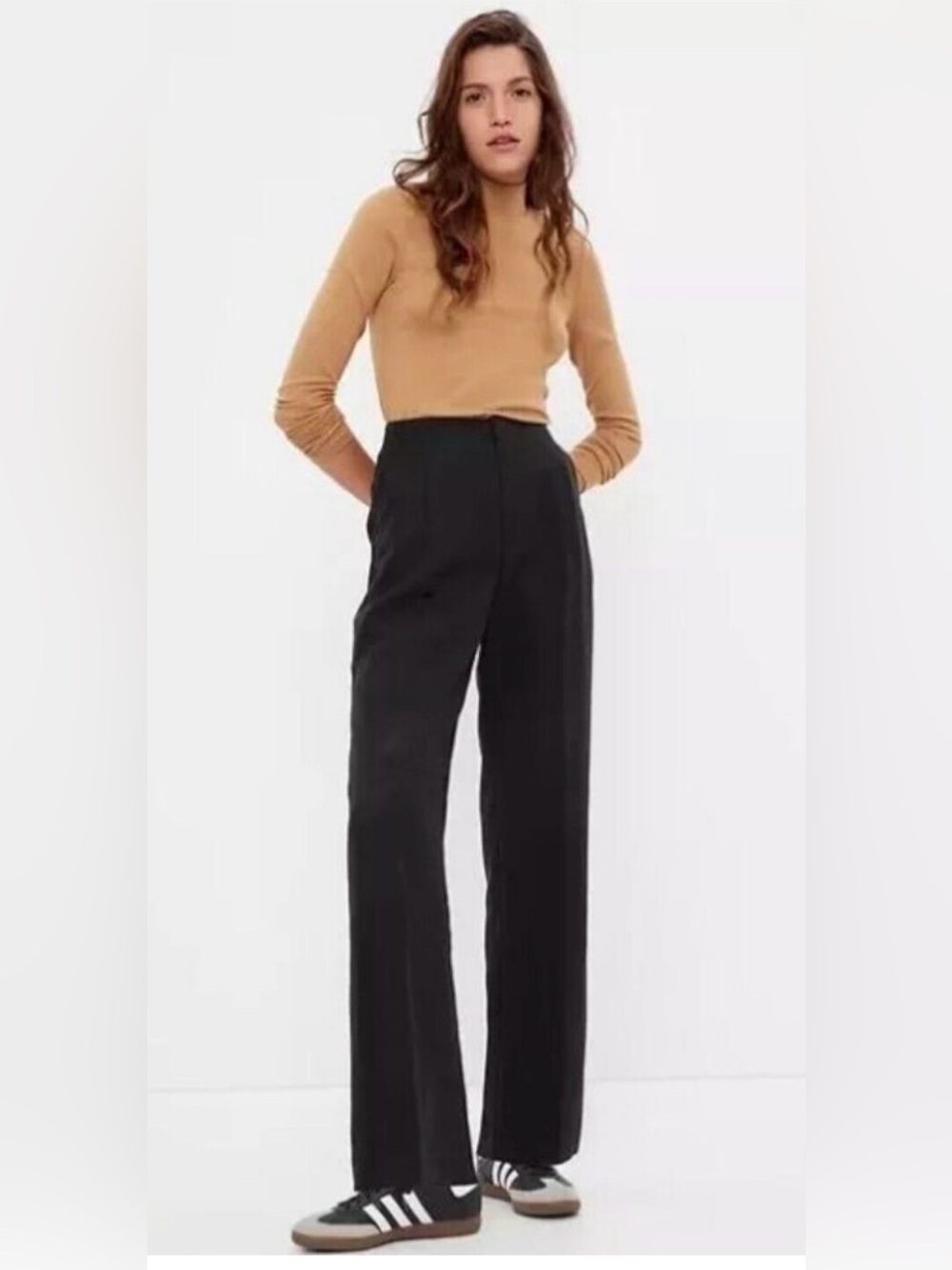 NWT GAP Sz 4 Black Softsuit Trousers Orig $90